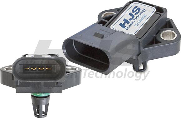 HJS 92 09 5080 - Sensor, boost pressure car-mod.net