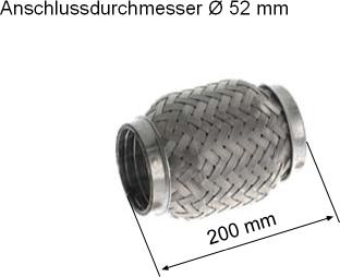 HJS 83 00 8517 - Flex Hose, exhaust system car-mod.net