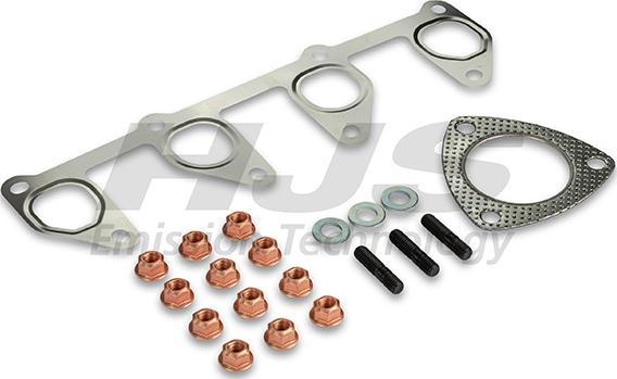 HJS 82 14 1866 - Mounting Kit, catalytic converter car-mod.net