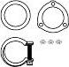 HJS 82 14 2793 - Mounting Kit, catalytic converter car-mod.net