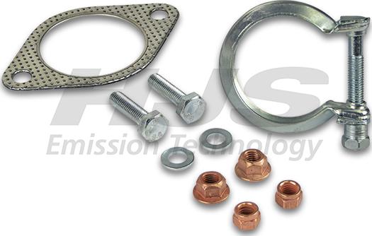 HJS 82 15 6599 - Mounting Kit, catalytic converter car-mod.net
