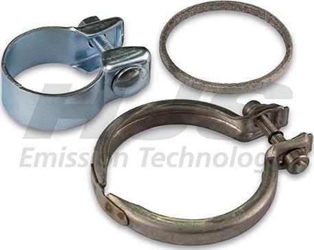 HJS 82 11 9237 - Mounting Kit, catalytic converter car-mod.net