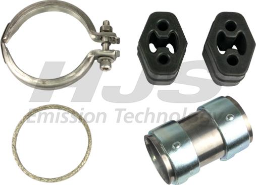 HJS 82 11 9245 - Mounting Kit, catalytic converter car-mod.net