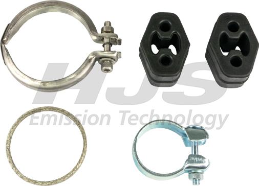 HJS 82 11 9244 - Mounting Kit, catalytic converter car-mod.net
