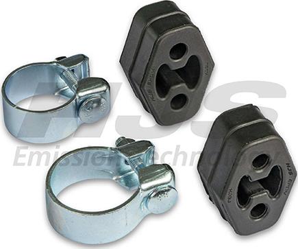 HJS 82 11 9124 - Mounting Kit, silencer car-mod.net