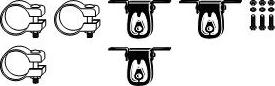 HJS 82 11 4505 - Mounting Kit, exhaust system car-mod.net