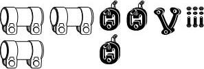 HJS 82 11 2360 - Mounting Kit, exhaust system car-mod.net