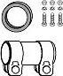 HJS 82 11 2246 - Mounting Kit, catalytic converter car-mod.net