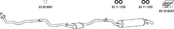 HJS Me_200 - Exhaust System car-mod.net