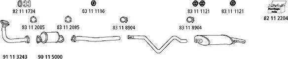 HJS VW_534 - Exhaust System car-mod.net