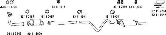 HJS VW_535 - Exhaust System car-mod.net