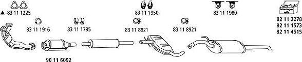 HJS VW_1001 - Exhaust System car-mod.net