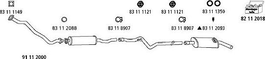HJS VW_884 - Exhaust System car-mod.net