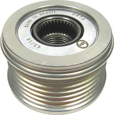 Hoffer 45264 - Pulley, alternator, freewheel clutch car-mod.net