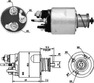Hoffer 46169 - Solenoid Switch, starter car-mod.net