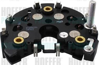 Hoffer 52210 - Rectifier, alternator car-mod.net