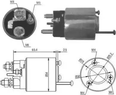 Hoffer 6646018 - Solenoid Switch, starter car-mod.net