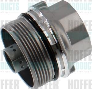 Hoffer 8021726 - Cap, oil filter housing car-mod.net