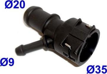 Hoffer 8193501 - Coolant Flange car-mod.net