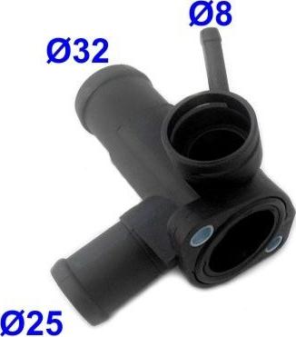 Hoffer 8193114 - Coolant Flange car-mod.net