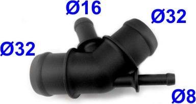 Hoffer 8193131 - Coolant Flange car-mod.net