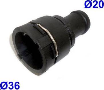 Hoffer 8193245 - Coolant Flange car-mod.net