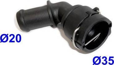Hoffer 8193240 - Coolant Flange car-mod.net