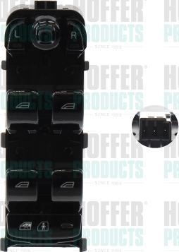 Hoffer 2106661 - Switch, window regulator car-mod.net