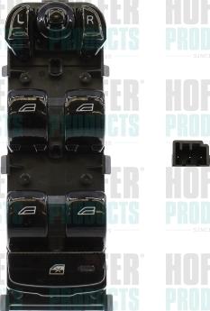 Hoffer 2106662 - Switch, window regulator car-mod.net