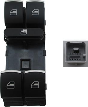 Hoffer 2106135 - Switch, window regulator car-mod.net