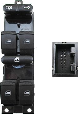 Hoffer 2106345 - Switch, window regulator car-mod.net