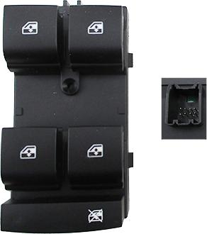 Hoffer 2106369 - Switch, window regulator car-mod.net