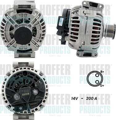 Hoffer H5510520G - Alternator car-mod.net