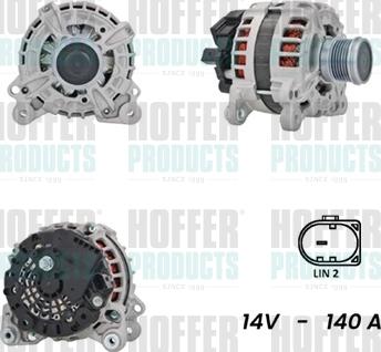 Hoffer H5510669G - Alternator car-mod.net