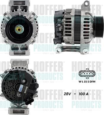 Hoffer H5610053G - Alternator car-mod.net