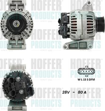 Hoffer H5610104G - Alternator car-mod.net