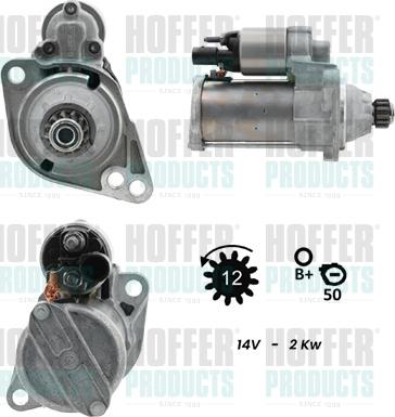 Hoffer H5010985G - Starter car-mod.net