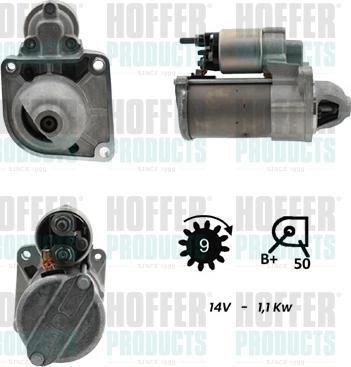 Hoffer H5010308G - Starter car-mod.net