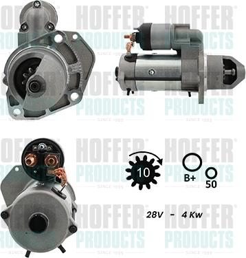 Hoffer H5110047G - Starter car-mod.net