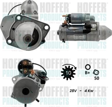 Hoffer H5110058G - Starter car-mod.net