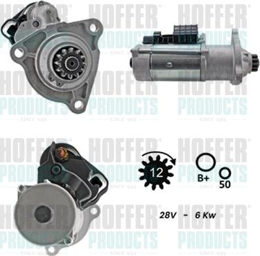 Hoffer H5110078G - Starter car-mod.net