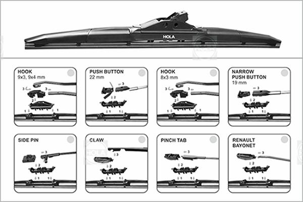 Hola HQ17 - Wiper Blade car-mod.net