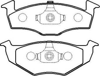 AD 804.90 - Brake Pad Set, disc brake car-mod.net