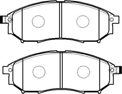 AD 962.14 - Brake Pad Set, disc brake car-mod.net