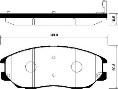 AUGROS 55603005 - Brake Pad Set, disc brake car-mod.net