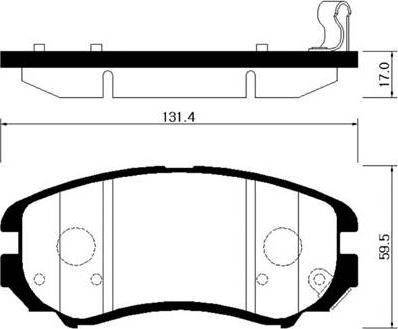 AD 1063.02 - Brake Pad Set, disc brake car-mod.net