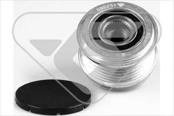 Hutchinson DB0251 - Pulley, alternator, freewheel clutch car-mod.net