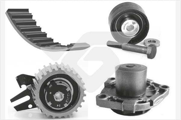 Hutchinson KH 411WP72 - Water Pump & Timing Belt Set car-mod.net