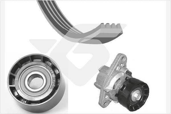 Hutchinson KHV 158 - V-Ribbed Belt Set car-mod.net