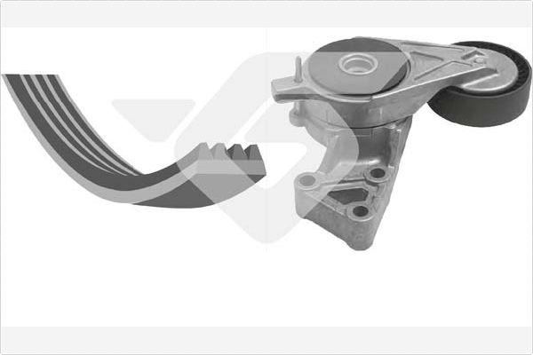 Hutchinson KHV 108 - V-Ribbed Belt Set car-mod.net